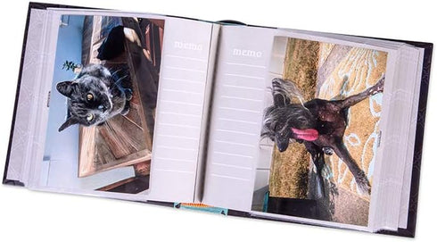 Malden International Designs Woof Photo Album, 80-4x6, Blue...