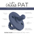 Ryan & Rose Cutie PAT Pacifier Teether (Stage 1, Captain)...