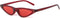 GIFIORE Retro Small Cat Eye Sunglasses Y2K Tinted Colored Lense Black Skinny Tiny Sun Glasses...