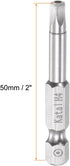 H4 Pentagon Screwdriver Bit 1/4" Hex Shank 2" Length Magnetic Security Screw Driver Power Tool...