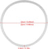 Pressure Cooker Replacement joint cocotte minute seb 8l joint cocotte minute seb 6l Gasket Silicone Gasket Rings for Home Cooker Kitchen Tool (Dia...