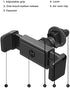 One Touch Grip Air Vent Mount - Universal Car Phone Holder | Quick Grip Design | Compatible with All Mobile Phones - iPhone, Samsung Galaxy, and M...