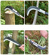 Brush Clearing Sickle,Japanese Weeding Sickle with 7.08-Inch Carbon Steel Blade - Gardening/Farming/Landscaping Hand Sickle with Grip, BLACK, 3441...