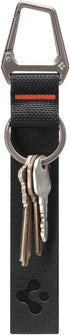 Spigen Life Carabiner Lanyard Keychain Strap for Keys ID Badge Wallet Holder and Everyday Carry Items Wrist Keychain Ring Carabiner - Black...