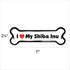 Imagine This Company I Love My Breed Bone Shaped Pet Magnet; Removable Magnets for Cars, Fridges, Lockers & More, Stylish Pet Inspired Car Accesso...