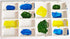 14 Wells Ceramic Artist Paint Palette - 8 Inch Porcelain Watercolor Painting Palette Ceramic Mixing Tray for Painters...