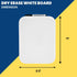 1InTheOffice Small White Board Dry Erase, 8-1/2 x 11 Inches, Wall Mounted, with Magnetic Strip & Marker, 2 Pack...