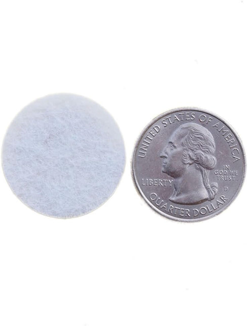 Playfully Ever After 1 Inch White 100pc Stiff Felt Circles...
