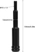 Aramox Gear Shift Lever Extender, Gear Shift Lever Extender Replacement for Honda Acura Manual Transmission Shifter M10x1.5 Thread (Black)...