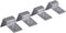 Fdit Pack of 4 Stainless Steel Aquarium Fish Glass Cover Clip Support Holder for Protecting(8mm)...