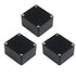 YXQ 63x58x35mm Waterproof Electric Project Case Junction Box with Cover Black Plastic, 3-Pack...