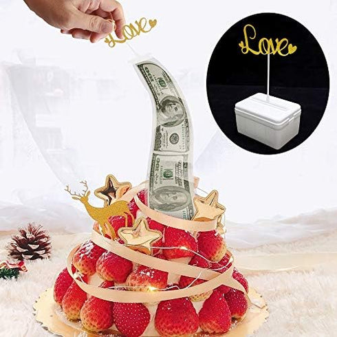 Cake Money Box, Money Pulling Cake Making Mold- Small -4.3X3.1X2.7 inch...