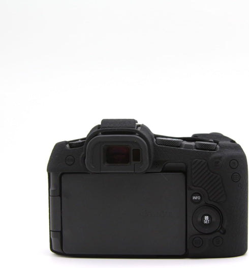 R8 Camera Case, BMAOLLONGB Fullbody Thin Lightweight Silicone Camera Skin Body Rubber Cover Case for Canon Eos R8 (Black)...