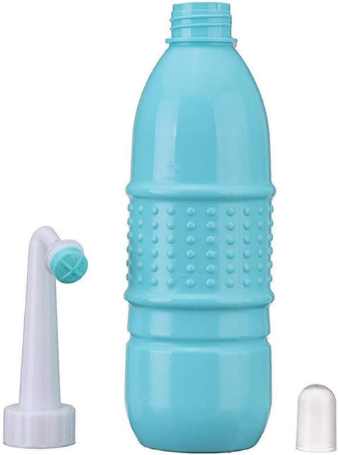 Travel Bidet Bottle, Portable Bidet Sprayer Hand held Bidet 500ml for Personal Hygiene Care,Extra Long Pointed Nozzle Spray for Women, Baby and El...