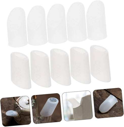1 Set Teapot Spout Decked Accessories Spout Dust Covers Silicone Spout Sleeve Coffeepot Spout Cover Home Kettle Spout Cover Tea Pot Spout Sleeves ...