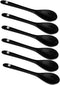 6 pcs Porcelain Egg Spoons Ceramic Spoons 5 inch Coffee Dessert Yogurt Tea Milky Tea Black...
