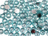 240PCS SS48 11mm Assorted Flat Back Acrylic Rhinestones Plastic Gems for Jewelry Making, Face Painting Cosplay Costume Embelishments...