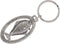 Halibut Keychain, Pewter, S061KC, 2”, 100% Handmade in the USA, Fish Keychain, Saltwater Key Chain, Pacific Halibut Key Ring, Key Fob, Fishing Gif...
