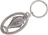 Halibut Keychain, Pewter, S061KC, 2”, 100% Handmade in the USA, Fish Keychain, Saltwater Key Chain, Pacific Halibut Key Ring, Key Fob, Fishing Gif...