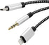 4.26FT MFi Certified Lightning to 1/4 Inch Audio Adapter Cable, Within 1/4 to USB C, 3.5mm to TS Audio Cable, DAC Chip Include, 3-in-1 Stereo 1/4 ...