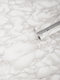 Art3d 17.3"x200" Marble Paper Countertops - Self Adhesive Shelf Drawer Liner - Gray Decorative Wallpaper - Waterproof, Peel and Stick, Easily Remo...