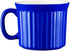 Corningware 1105119 20-Ounce Oven Safe Meal Mug with Vented Lid, Blueberry...
