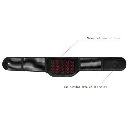 Heating Lower Back Brace Cordless Back Support Belt for Pain Relief Heated Waist Belt Wrap with Heating Pad Adjustable Lumbar Support for Men Wome...