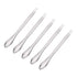 uxcell Micro Scoop 125mm Stainless Steel Reagent Sampling Lab Spoon Spatulas for Laboratory 5Pcs...