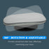 2Pcs Fan Shaped Blind Spot Mirror, Side Mirror Blindspot, 360° Adjustable Frameless Convex Rear View Mirror, Universal Rearview Mirror Accessories...