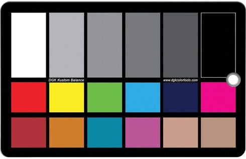 WDKK Waterproof Color Chart Warm Card Kit with Premium Lanyard...