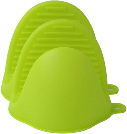 IMIKE Silicone Mini Oven Mitts,Cooking Mitts Pinch Grips Pot Holder Baking Oven Microwave Hand Clips,3-Pair...