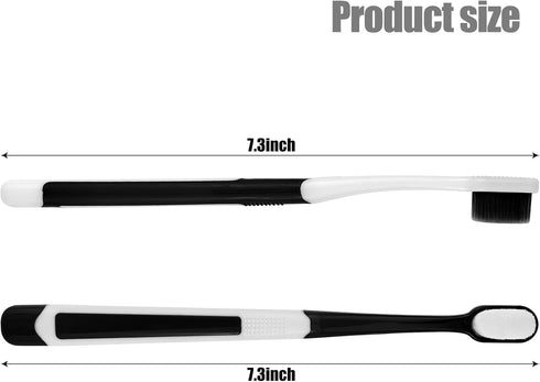 HUAJIAN Soft Toothbrushes for Adults,Soft Toothbrush for Sensitive Gums?Soft and Comfortable, Reducing Irritation to Gums and Providing Excellent ...
