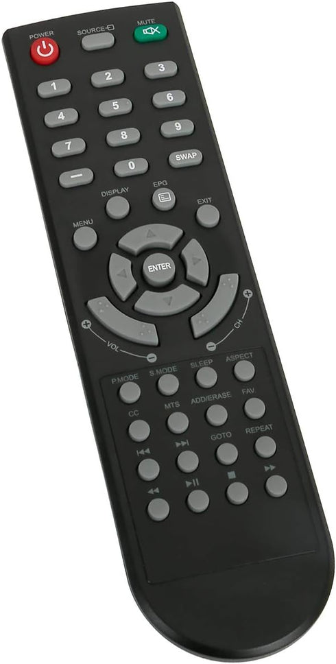 New Remote Control Replacement Applicable for Polaroid TV 32GSR3000FC 40GSR3000FC 55GTR3000-2 55GTR3000 55GTR3000 DE550M3N4AU-YA4 DE416T1N4AU-PA4 ...