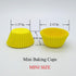 Bright Rainbow Cupcake Liners Mini Greaseproof Paper Baking Cups, 150-Count...