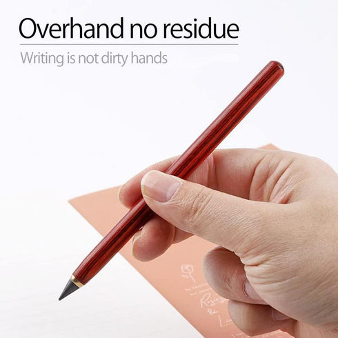 3 PCS Inkless Everlasting sandalwood Pencil,Everlasting Pencil with 3 pcs Replacement Nibs, Infinite Pencil, Unlimited Writing Pencil,Eternal for ...