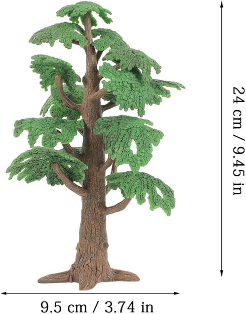Toyvian Model Trees Cypress Miniature Artificial Tree Fake Plants Train Trees for Sand Table Models Scene Decoration 1PC Size L...