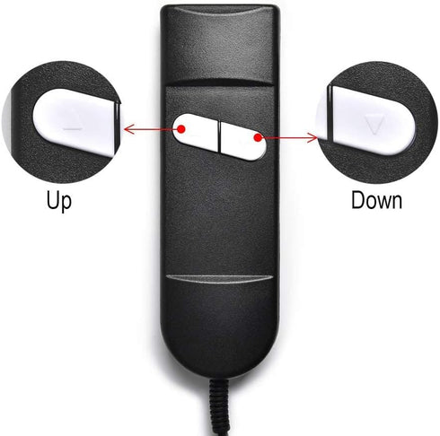 Lift Chair Remote Replacement, 5 Pin 2 Button 90 Degree Power Recliner Remote Replacement Parts for Okin Limoss Lazboy Pride Catnapper Golden...