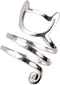 Helen de Lete Innovative Lovely Cat Kitty Sterling Silver Ring Updated Version for Adult Women...