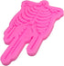 Shiny Glossy Halloween Skull Human Skeleton Bone Rib Shape Silicone Molds for DIY Craft Keychain Polymer Clay Mold Epoxy Pendant Resin Crafting Ma...
