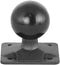 ARKON Mounts 4-Hole AMPS to 38mm (1.5") Ball Adapter | Permanent Mount to Flat Surfaces | Reinforced Composite Construction for Durability | Desig...