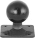 ARKON Mounts 4-Hole AMPS to 38mm (1.5") Ball Adapter | Permanent Mount to Flat Surfaces | Reinforced Composite Construction for Durability | Desig...