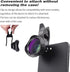 Lens Kit for iPhone and Android, 12X Macro Lens and 0.6X Wide Angle Lens Up to 120°, Phone Camera Lens, Color Black......