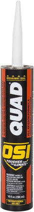 OSI Quad Window, Door and Siding Sealant Gray 517, 10 fl oz, Cartridge...