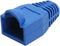 RilexAwhile 100 Pcs Blue Soft Plastic CAT5E CAT6 Ethernet RJ45 Cable Cap Connector Boots Plug Cover Strain Relief Boots (Blue)...
