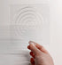 Acrylic Sashiko Stencil,Sashiko Embroidery Pattern,Quilt stitch mold,Small needle embroidery for Manual DIY tool template (Half Circle)...