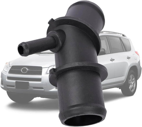 Upper Radiator Coolant Hose Connector Pipe Adapter Fit for Toyota RAV4 2009 2010 2011 2012 Replace 16571-0V020 165710V020 16057-36011 1605736011...