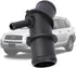 Upper Radiator Coolant Hose Connector Pipe Adapter Fit for Toyota RAV4 2009 2010 2011 2012 Replace 16571-0V020 165710V020 16057-36011 1605736011...