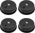 Solar LED Light Replacement Top Part Panel 4 Packs, Solar Panel Lantern Lid Light Bulb Accessories Battery Box, for Outdoor Stake Light Lanterns D...