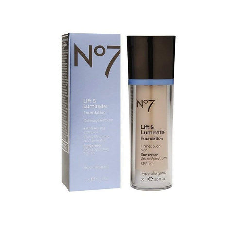 Boots No7 Lift & Luminate Foundation Warm Beige...
