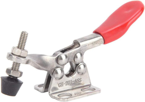 2pcs Toggle Clamps 304 Stainless Steel 27KG GH-201-ASS Quick Welding Fixture Hand Tool...